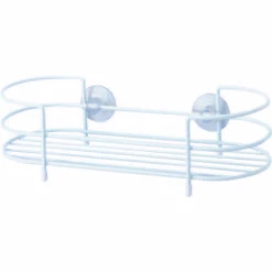 Simple Spaces SS-SC-29-PE-3L Shower Caddy, 1-Shelf, Steel, 11-5/8 In OAW, 3-1/8 In OAH, 4-1/2 In OAD, 10 Lb