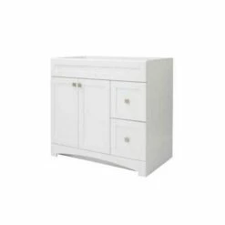 Foremost MXWV3621 Monterrey Series Vanity, Flat White, 2-Drawer