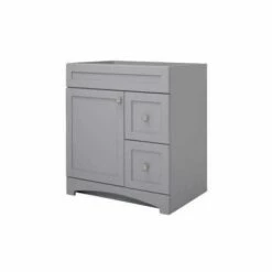 Foremost MXGV3021 Monterrey Series Vanity, Cool Gray, 2-Drawer