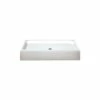 MAAX 105624-000-002-00 Finesse Series 105624-000-002 Shower Base, 48 In L, 32 In W, 7 In H, Fiberglass, White, Alcove Installation