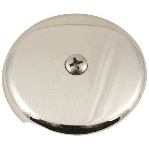 Proplus 172018 Single Hole Bathtub Faceplate 1/2 In. In Brushed Nickel