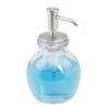IDesign 24510 Soap Pump Westport Brushed Clear Glass Brushed