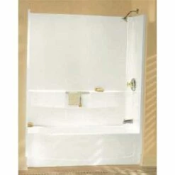 STERLING 71044100-0 Performa 60 In. X 30 In. X 60-1/4 In. Tub And Shower Wall Set In White