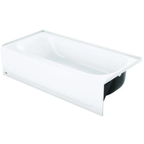 Bootz 011-3364-00 Aloha Bathtub, 39 Gal Capacity, 60 In L, 30 In W, 14-1/4 In H, Steel, White, Porcelain-Coated
