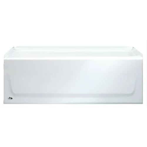 Bootz 011-3302-00/2302 KONA Bathtub, 34 Gal Capacity, 54 In L, 30 In W, 15-1/4 In H, Alcove Installation, Steel, White