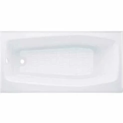 Kohler K-715-0 Villager 60 In. Left-Hand Drain Rectangular Alcove Bathtub In White