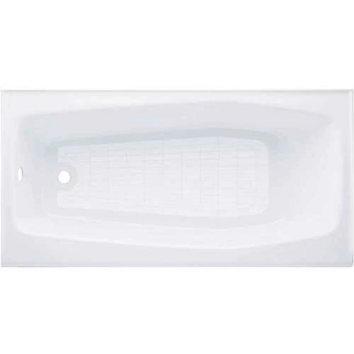 Kohler K-715-0 Villager 60 In. Left-Hand Drain Rectangular Alcove Bathtub In White