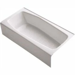 Kohler K-716-0 Villager 60 In. Right-Hand Drain Rectangular Alcove Bathtub In White