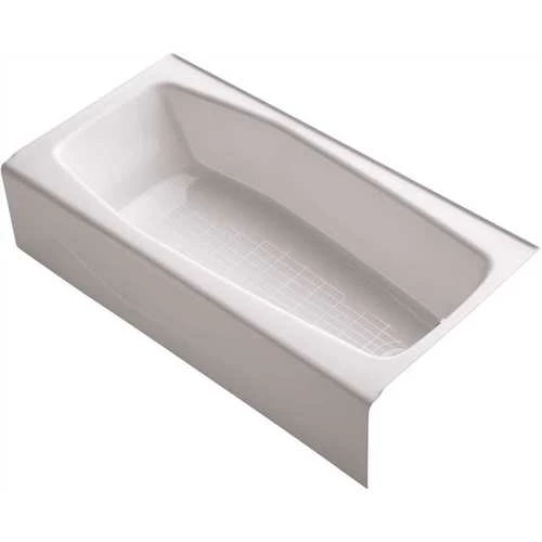 Kohler K-716-0 Villager 60 In. Right-Hand Drain Rectangular Alcove Bathtub In White