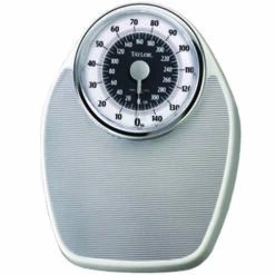 TAYLOR 13514102ES 1351ES Speedometer Scale, 330 Lb Capacity, Analog Display, Steel Housing Material, Silver, 7-1/4 In OAW