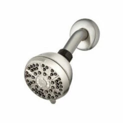 Waterpik XAS-619E Wallmount Showerhead PowerPulse+ Brushed Nickel 6 Settings 1.8 Gpm Brushed Nickel