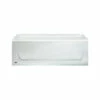 Bootz Industries 011-3303-00 Bathtub, Left-Hand, White, 4.5-Ft.