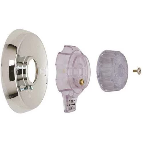 BrassCraft SKD0218 1-Handle Tub And Shower Faucet Trim Kit For Mixet Non-Pressure Balanced Valves In Chrome/Clear (Valve Not Included