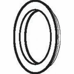 Don Jo 125622 2-1/8" Round Finger Pull Black Finish
