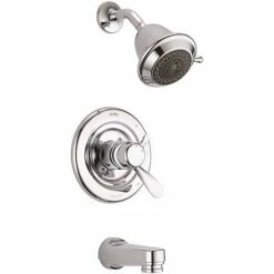 Delta T17430 Innovations 1-Handle Tub And Shower Faucet Trim Kit In Chrome (Valve Not Included)
