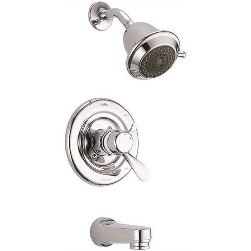 Delta T17430 Innovations 1-Handle Tub And Shower Faucet Trim Kit In Chrome (Valve Not Included)