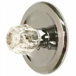 Proplus 133268 Tub And Shower Trim Kit With Acrylic Handle In Chrome