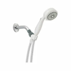 Delta 75701CWH Showerhead White Stainless Steel 7 Settings 1.75 Gpm White