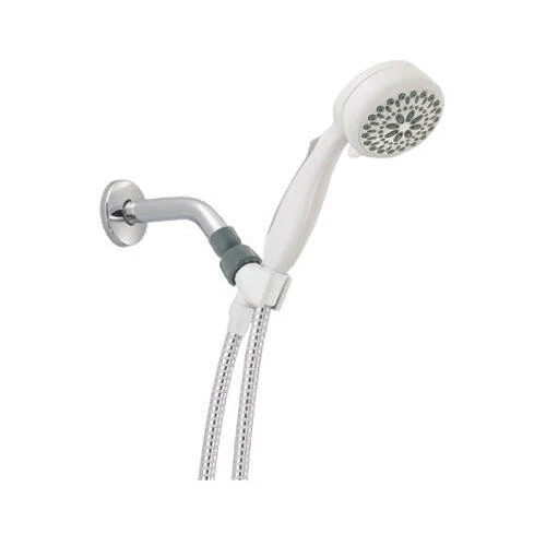 Delta 75701CWH Showerhead White Stainless Steel 7 Settings 1.75 Gpm White