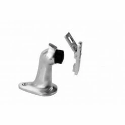 Don Jo 1453626 3" Gooseneck Floor Stop And Holder With Masonry Mounting Satin Chrome Finish