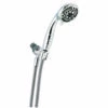 Peerless 76515C Hand Shower, 1/2-14 Connection, 1.75 Gpm, 5-Spray Function, Chrome, 60 In L Hose