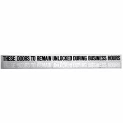 CRL 149B0 Business Door Header Sign For Double Doors