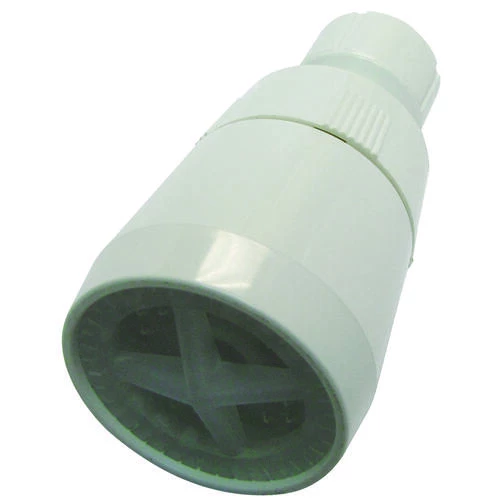 Plumb Pak PP825-15 Economy Series Shower Head, 2 Gpm, 1/2 In Connection, Plastic