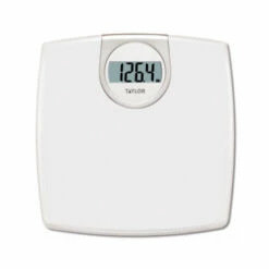 TAYLOR 702940133 Bathroom Scale 330 Lb Digital White White