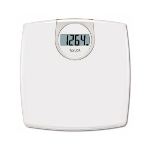 TAYLOR 702940133 Bathroom Scale 330 Lb Digital White White
