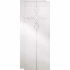 Delta SDGS048-CLQ-R 23-17/32 X 67-3/4 In. X 1/4 In. Frameless Sliding Shower Door Glass Panels In Tranquility ( For 44-48 In. Doors)