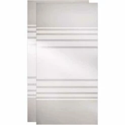 Delta SDGS060-CLS-R 29-1/32 In. X 67-3/4 In. X 1/4 In. Frameless Sliding Shower Door Glass Panels In Transition ( For 50-60 In. Doors)
