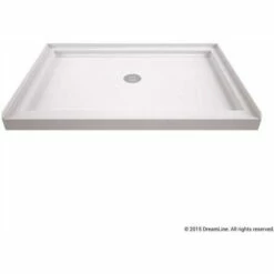 DreamLine DLT-1136480 SlimLine 48 In. W X 36 In. D Single Threshold Shower Base In White