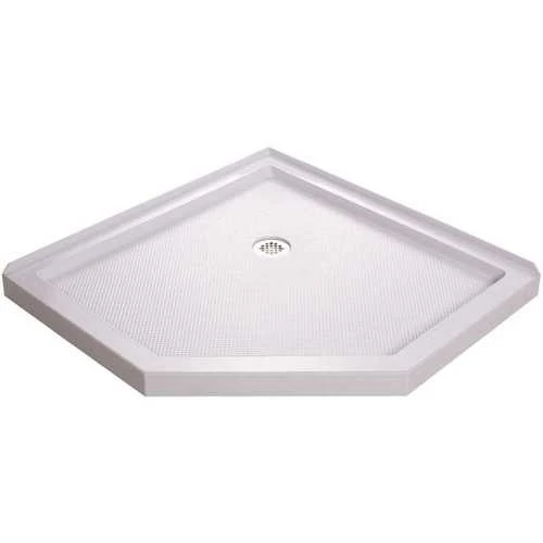 DreamLine DLT-2038380 SlimLine 38 In. X 38 In. Neo-Angle Shower Tray In White