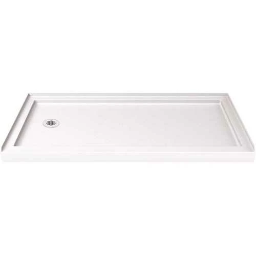 DreamLine DLT-1132601 SlimLine 32 In. D X 60 In. W Single Threshold Shower Base In White