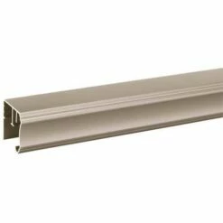 Delta SDLP036-NIK-R 36 In. Semi-Frameless Traditional Pivot Shower Door Track Assembly Kit In Nickel