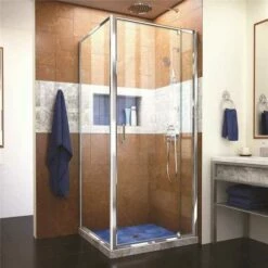 DreamLine SHDR-2234340-RT-01 Flex 32-7/16 To 36-7/16 In. X 34-1/2 In. X 72 In. Framed Pivot Shower Door In Chrome