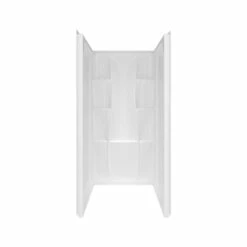 Delta 40064 Classic 400 36 In. X 36 In. X 74 In. Direct-to-Stud Alcove Shower Surround In White