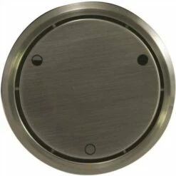 Westbrass D493CHM-07 Round Replacement, Full Or Partial Closing Metal Overflow, Satin Nickel