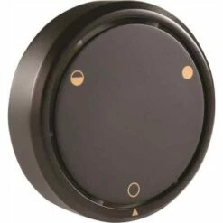 Westbrass D493CHM-12 Round Replacement, Full Or Partial Closing Metal Overflow, Oil Rubbed Bronze