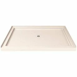 DreamLine DLT-1136480-22 SlimLine 48 In. W X 36 In. D Single Threshold Shower Base In Biscuit