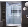 DreamLine SHDR-1654760-01 Encore 50 In. To 54 In. X 76 In. Semi-Frameless Bypass Shower Door In Chrome