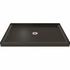 DreamLine DLT-1136480-88 SlimLine 48 In. W X 36 In. D Single Threshold Shower Base In Black