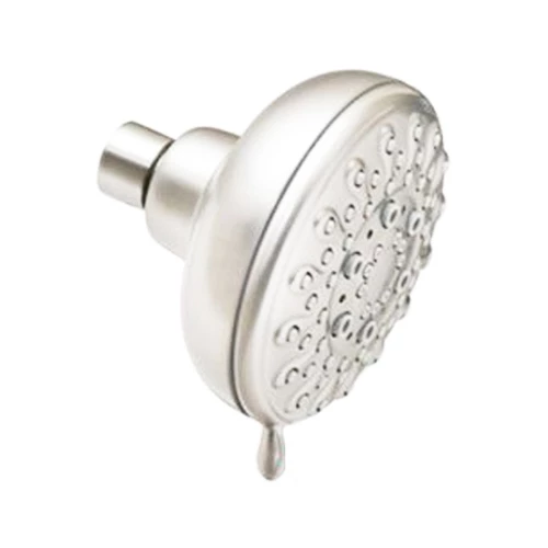 Moen 23045SRN Banbury Series Shower Head, 2 Gpm, 1/2 In Connection, IPS, Brushed Nickel, 4 In Dia