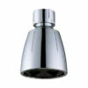 HomePointe 228631 Shower Head, Fixed Mount, Adjustable Spray, Chrome-Plated Plastic