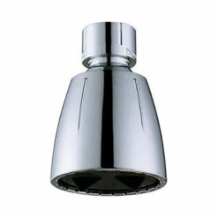 HomePointe 228634 Showerhead, Fixed-Mount, Adjustable Spray, Chrome-Plated Plastic