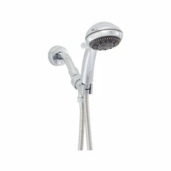 Whedon AFP6C-N Handheld Showerhead Champagne Massage Brushed Nickel Plastic 5 Settings 2.5 Gpm Brushed Nickel