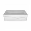 Delta Faucet B10311-6032R-WH Laurel Skirted Bathtub, Right Hand Drain, Bright White Gloss, Acrylic, 59.87 X 32 X 18-In.