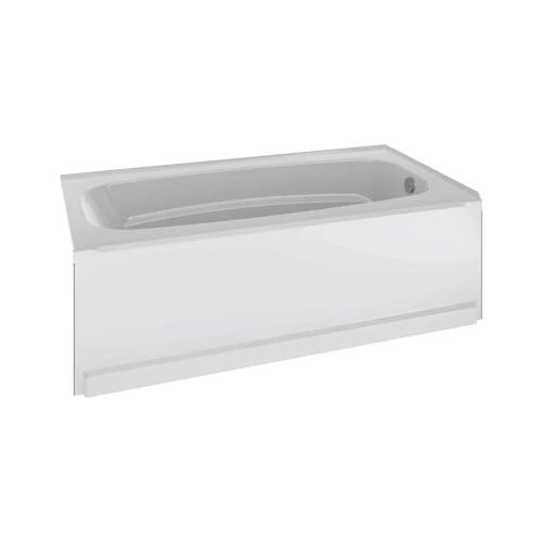 Delta 40034R Classic 400 Series Shower Bathtub, 70 Gal Capacity, 60 In L, 32-1/2 In W, 18 In H, Procrylic Acrylic, White