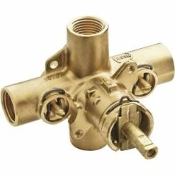 Moen 8372HD 1/2 In. IPS Connections Commercial Posi-Temp Rough-In Shower Valve With Integral Stops Brass