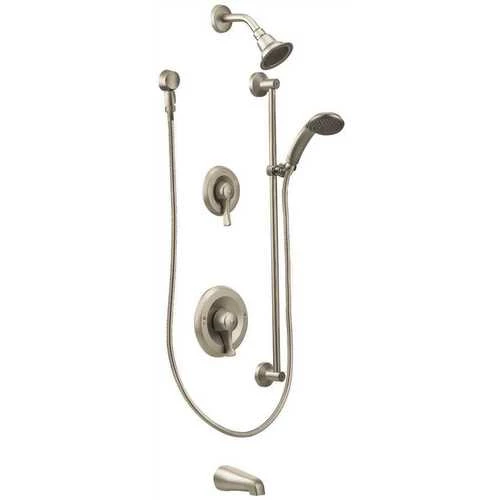 Moen T8343EP15CBN Commercial 1-Handle Posi-Temp Trim Kit In Brushed Nickel (Valve Not Included)